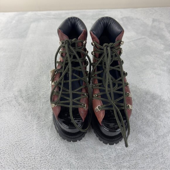 Sacai Leather Platform Boots Made in Japan US 5 - Picture 10 of 12